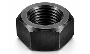 Hex Nuts Black