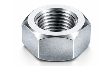 Hex Nuts White Zinc Plated